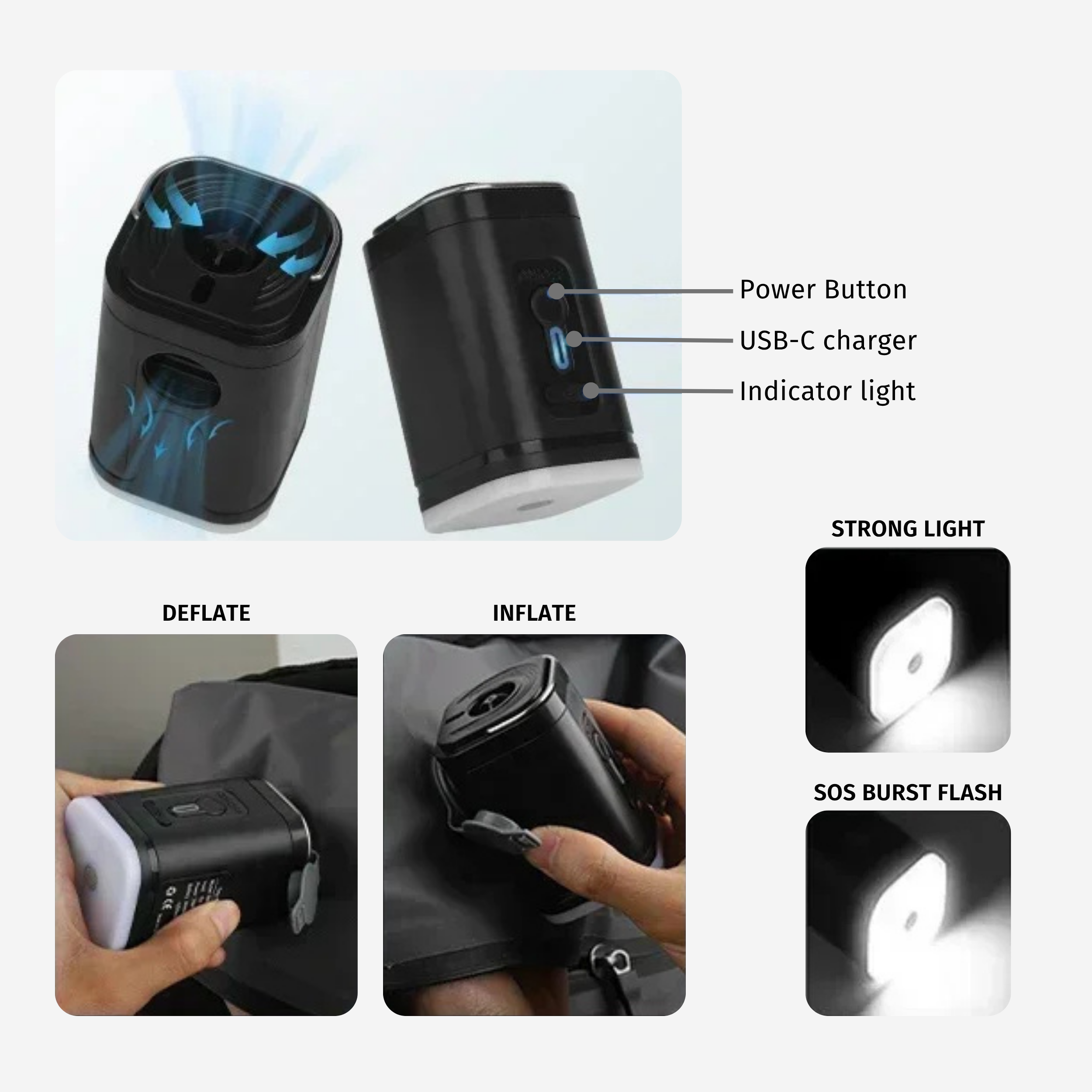 17L VACUUM COMPRESSION BAG WITH AIR PUMP